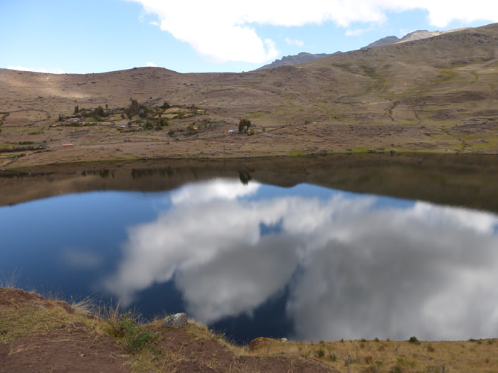 Kimsaqocha Lagoon - Vegetarian Peru Adventures